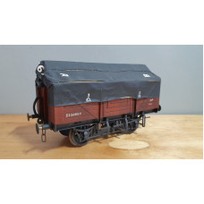 Goods wagon with tarpaulin