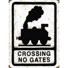 Crossing, no gates